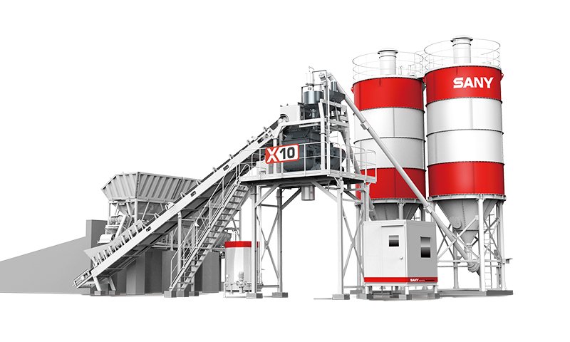 Sany HZS60X10 Concrete Batching Plant - Sany Concrete Machinery
